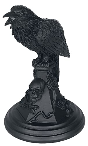 Alchemy England Black Raven Kerzenhalter Unisex Kerzenständer Standard Polyresin Gothic, Nu Goth von Alchemy - The Vault