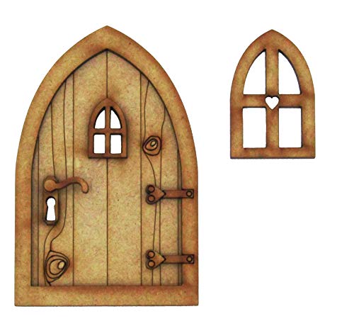 Country Cottage Feentür-Set, 3D-Deko - - von Alchemy Engraving