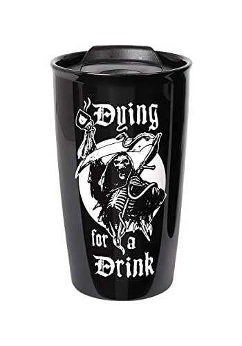 Alchemy Gothic Dying for a Drink Double Walled Tumbler Mug Standard von Alchemy Gothic