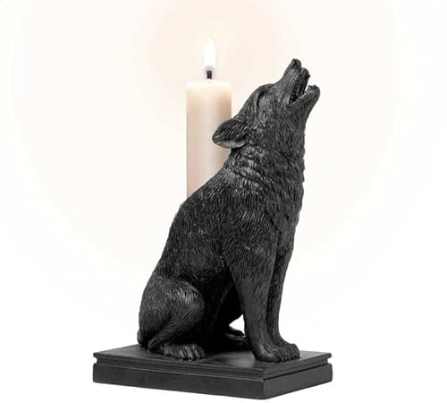 Alchemy England – Ulula Noctis – Gothic Wolf Kerzenständer von Alchemy