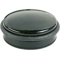 Alco - Türstopper 10 x 4 cm (d. x h) Metall/Gummi schwarz von Alco