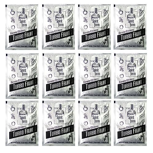 12 x Turbohefe für früchte maische - Turbo Fruit 40g, Hefe für die Fruchtgärung, Turbo Hefe, Wodkahefe von AlcoFermBrew