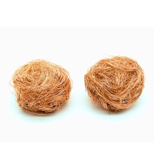 2er-Set Kupferdrahtkugel Ø 8 cm – 100g Kupfernest – Reines Kupfer zur Destillation, Dekoration und für DIY-Projekte 2er-Set Kupferdrahtkugel Ø 8 cm – 100g Kupfernest – Reines Kupfer zur Destillation, Dekoration und für DIY-Projekte von AlcoFermBrew