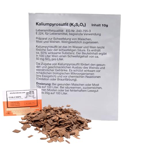 AlcoFermBrew Kaliumpyrosulfit 10g - Gärstopp, Weinstabilisator AlcoFermBrew Kaliumpyrosulfit 10g - Gärstopp, Weinstabilisator von AlcoFermBrew