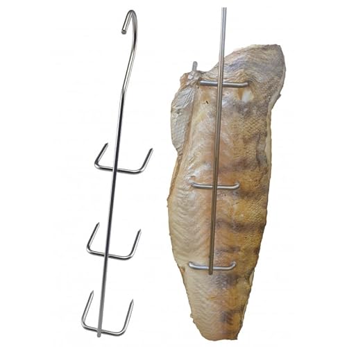 AlcoFermBrew Räucherhaken für Fleisch und Fisch (5 x Haken zum Räuchern von mittleren und kleinen Filets) von AlcoFermBrew
