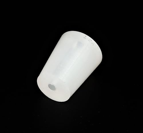 AlcoFermBrew Silikon Stopfen 16.5/12.5mm + 1 Loch (3 mm) - Silikonstopper | Silikon Korken | Silikon Kork | Silikon Stöpsel | Pfropfen | Stopfen | Silikonstopfen von AlcoFermBrew