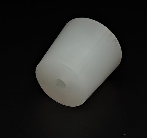 AlcoFermBrew Silikonstopfen mit Bohrung - Konischer Silikon Stopfen mit Loch (35/29 mm) von AlcoFermBrew