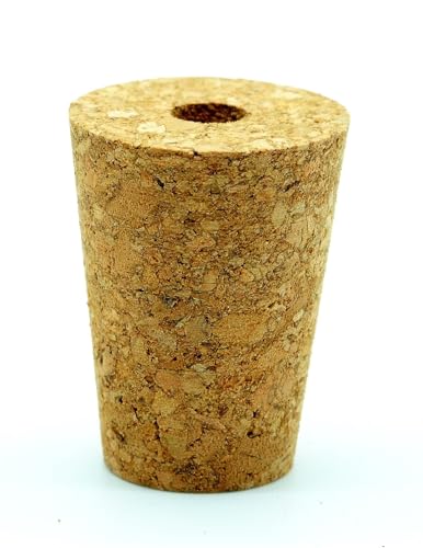 Korkstopfen mit Loch 34/24mm - Agglomerierter Kork | Korkverschluss | Flaschenkorken | Korken | Fasskorken Korkstopfen mit Loch 34/24mm - Agglomerierter Kork | Korkverschluss | Flaschenkorken | Korken | Fasskorken von AlcoFermBrew
