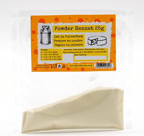 Labpulver 25g - 1g/20L Lab Mikrobielle Labextrakt Käselab Käseherstellung von AlcoFermBrew