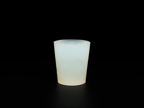 Silikon Konische Stopfen von Flaschen, Kolben, Gläsern - Gummistopfen Silikonstopper Korken Silikonstopfen (18/14 mm) von AlcoFermBrew