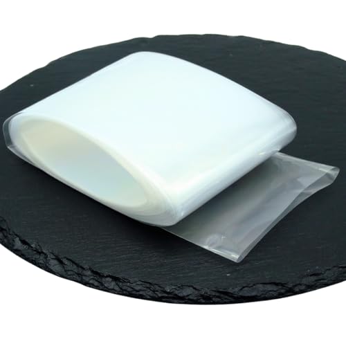 Sterildarm – Därme Kunstdarm Kunstdärme Kunststoffdärme für Aufschnitt Kunststoffhülle (Ø65mm/10mts - Transparent) von AlcoFermBrew