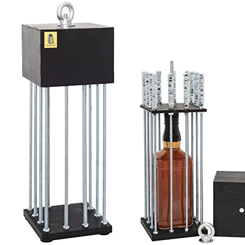 Alcohol Cage® Alkoholkäfig - EIN lustiges Geburtstagsgeschenk - Geschenke für Männer - Witziges Geschenk mit Alkohol für Ihren Freund - Alkohol Geschenke für Männer - Whisky-Box - Geburtstagsparty von Alcohol Cage