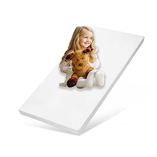 Alcube® Easy Kindermatratze 90x200 aus Schaumstoff mit waschbarem Bezug bei 60°C für Hausbett oder Kinderbett I kombinierbar mit Matratzenschoner oder Spannbettlaken 90x200 von Alcube