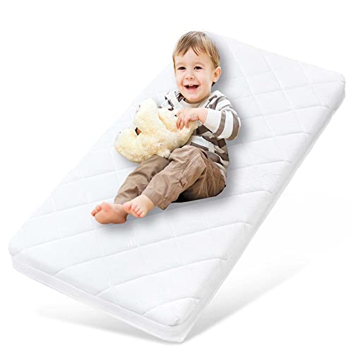 Alcube® FRESHY Kindermatratze 80x180 cm mit waschbarem Bezug bei 60°C für Hausbett oder Kinderbett I kombinierbar mit Spannbettlaken oder Matratzenschoner 80x180 I Premium Schaumkernhöhe von 12 cm von Alcube