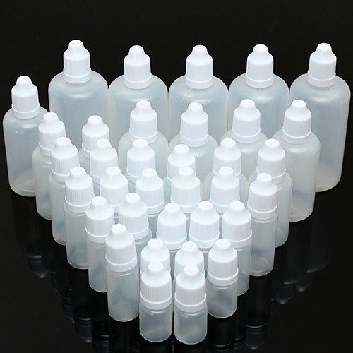 Alcyoneus 5 PCs dauerhaft 5-100 ml Leere Plastik Squeezable Pipette Flaschen Eye Liquid Pipette Size 50 ml von Alcyoneus