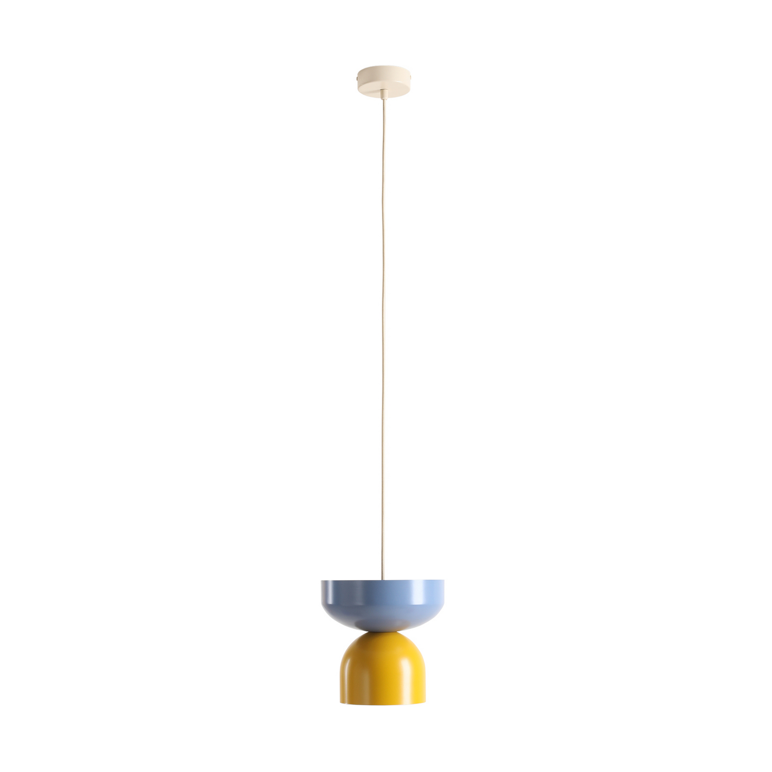 Aldex Hängeleuchte Lampe Leuchte Api Gelb Blau Metallschirm E27 Led 30cm B-Ware Aldex Hängeleuchte Lampe Leuchte Api Gelb Blau Metallschirm E27 Led 30cm B-Ware von Aldex
