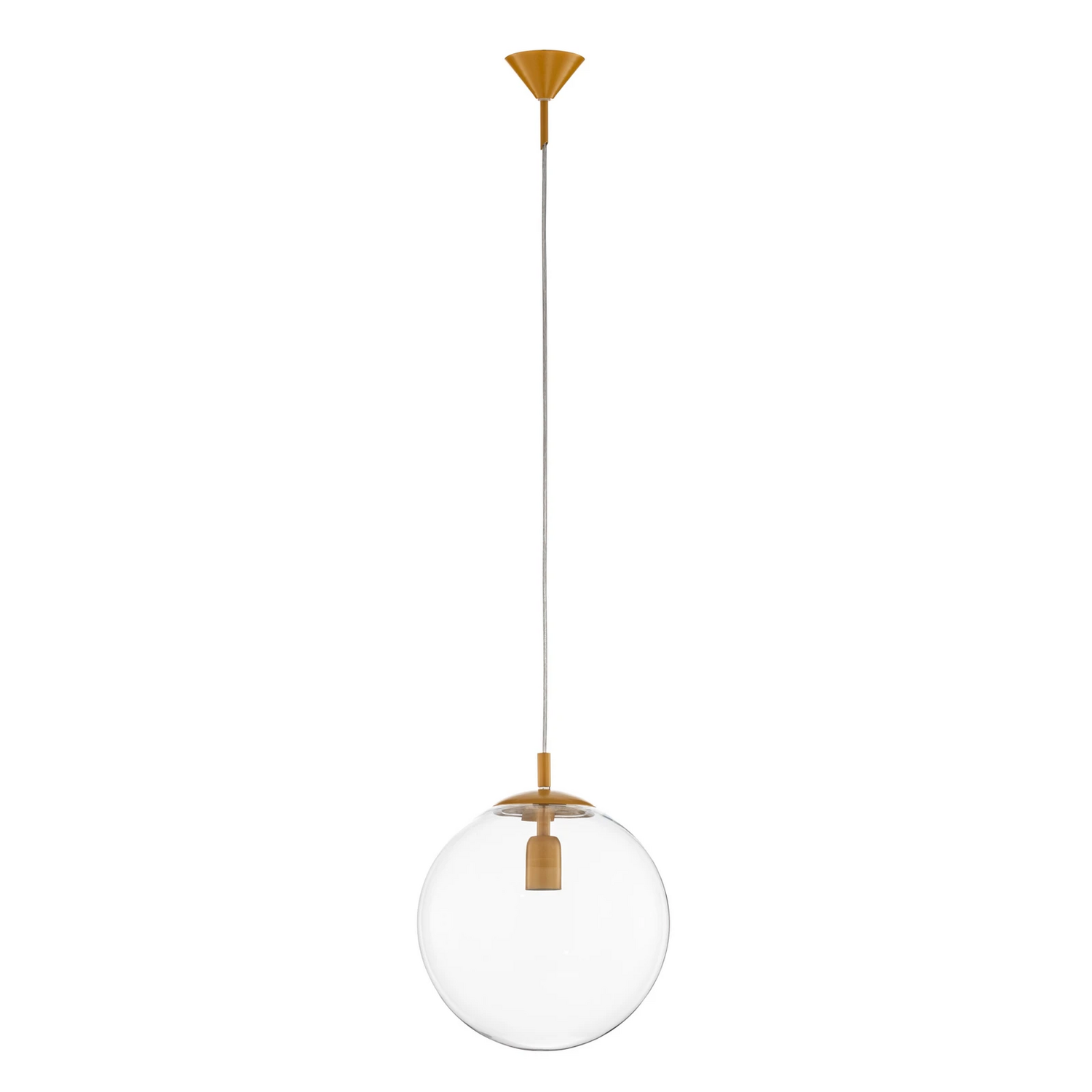 Aldex Hängeleuchte Nohr Hängelampe Deckenlampe Leuchte Glasschirm Senfgelb/Klar B-Ware Aldex Hängeleuchte Nohr Hängelampe Deckenlampe Leuchte Glasschirm Senfgelb/Klar B-Ware von Aldex