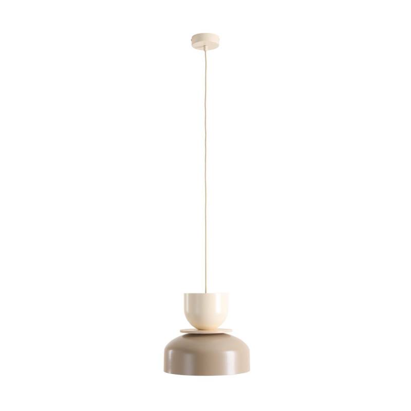 Aldex Hängeleuchte Pendelleuchte Uto Beige Creme Metallschirm E27 Led Dimmbar B-Ware von Aldex