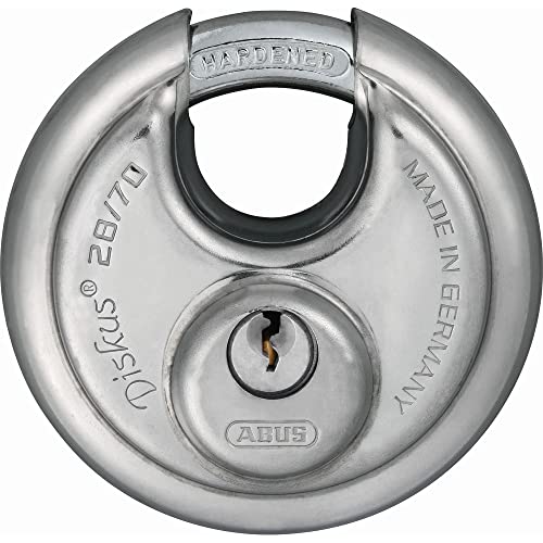 ABUS 28 Serie Diskus Vorhängeschloss – 71 mm KA RR05123 (97093) 28/70 verpackt von Aldridge