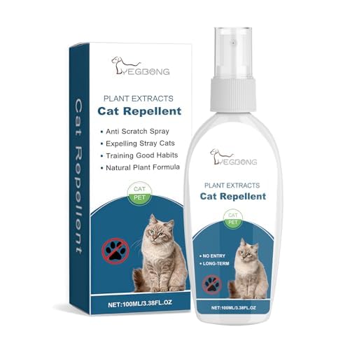 Katzenschreck Spray Katzenschreck, effektive Trainingshilfe, Anti-Kratz-Abschreckung für Möbel, Sofas, Teppiche, Vorhänge, Pflanzen, ungiftig, alkoholfrei (Eisblau) von Aleaty