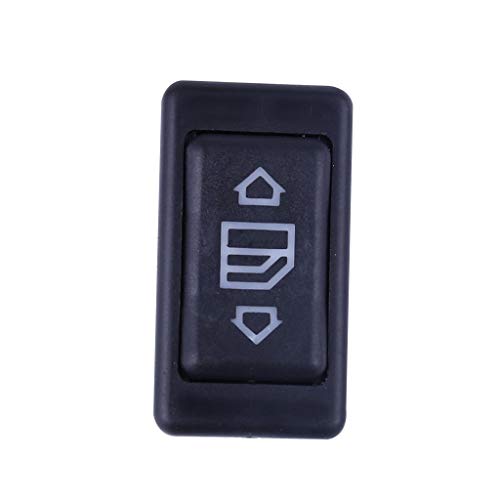 Alecony Auto Fensterheber Schalter Tasten Reparatur, 6 Pins 12/24V SPST Universal Automotive Elektrischer Fenster Schalterabdeckung, Kfz Scheibenheber EIN/AUS-Schalter Hauptschalter Wipptaster von Alecony