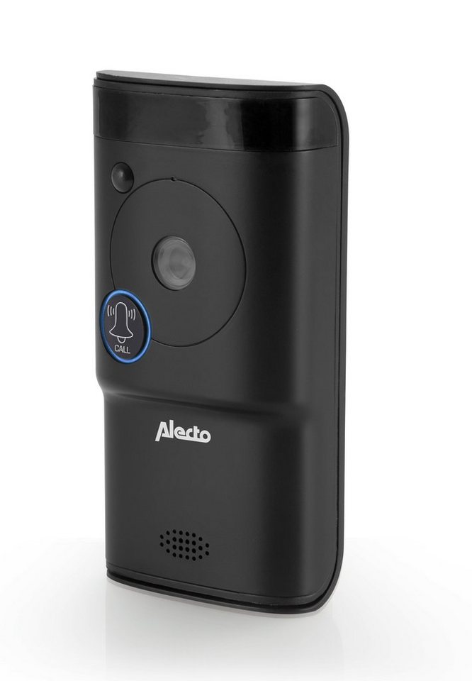 Alecto DVC-1000 Smart Home Türklingel (Innen,- Außenbereich, Packung, 1x, Türklingel mit WLAN und Full HD-Kamera, Gegensprech, Bewegungssensor) von Alecto