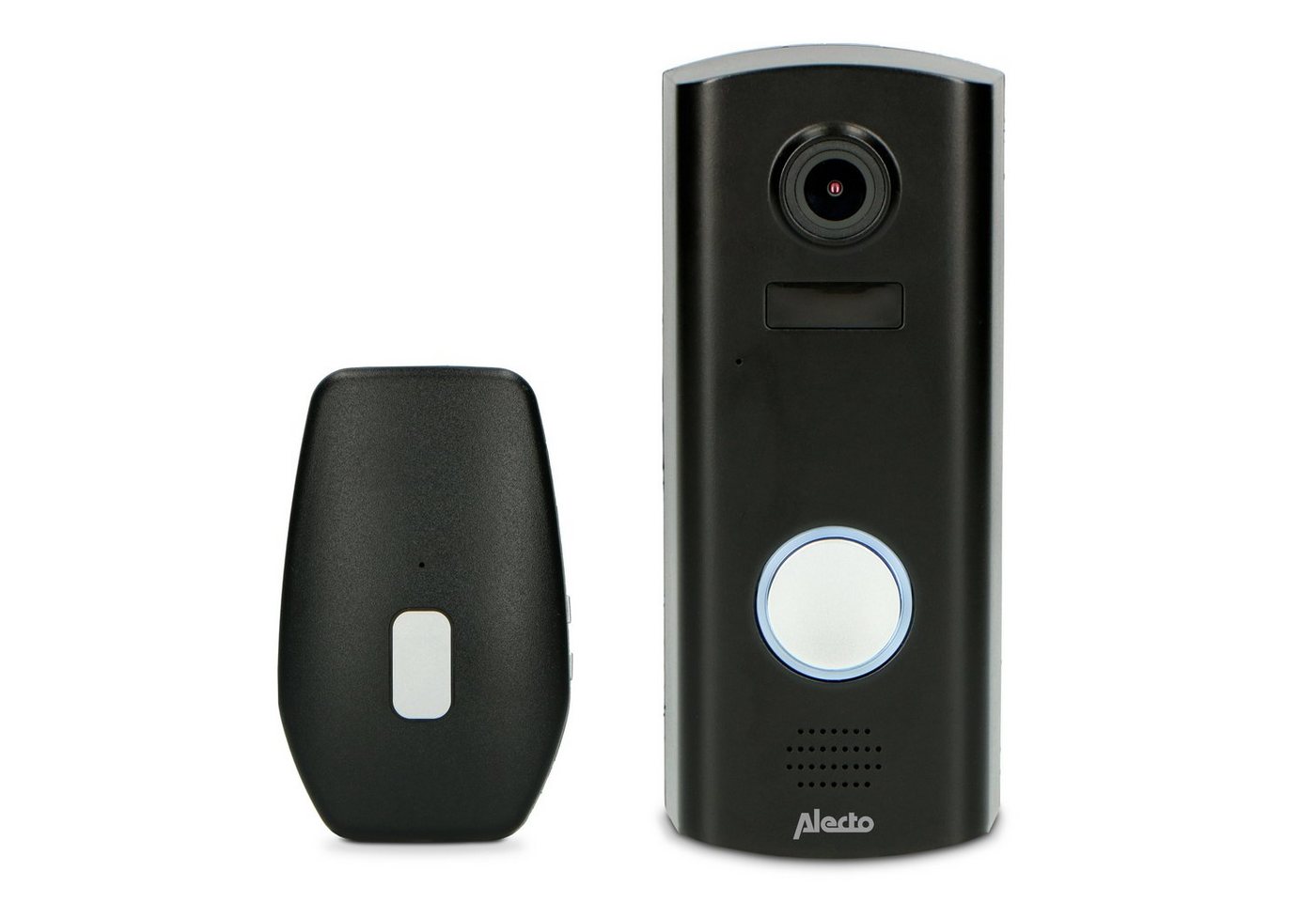Alecto DVC600IP Smart Home Türklingel (HD-Kameraüberwachung, (Innen-Außenbereich IP), WLAN-Steuerung, SD-Slot) von Alecto