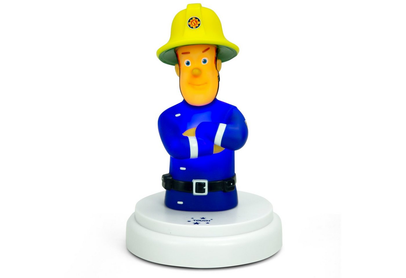 Alecto LED Nachtlicht FIREMAN SAM, Gelb, Gelb, Feuermann Sam Einschlafhilfe, auto. Abschaltung 30min., Touch-Taste von Alecto