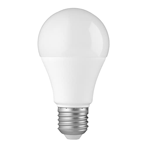 Alecto SMARTBULB10 smarte WLAN Glühbirne - E27 Fassung - Maximal 806 Lumen - 16 Millionen Farben - Smart Life App - Alexa und Google Home - Weiß von Alecto