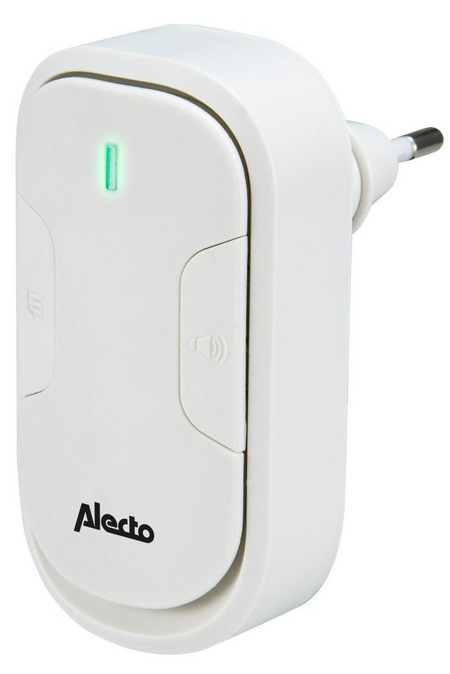 Alecto Türklingel Erweiterung DVC-25 für DVC-1000 (1), WLAN-Türklingel Erweiterung mit Infrarot-Nachtlicht & Bewegungssensor von Alecto