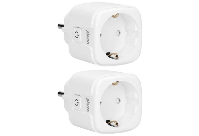 Alecto WLAN-Steckdose SMART-PLUG10 DUO, 2-St., 3680W, 16A, WLAN-Steckdose, Smart-Home Steuerung, Kurzschlussschutz von Alecto