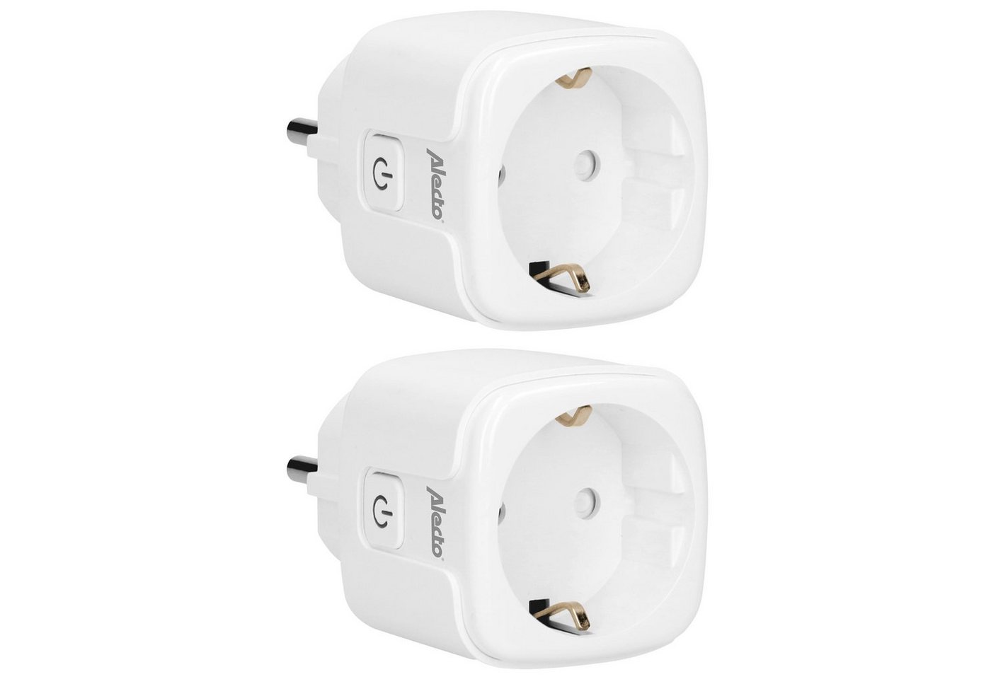 Alecto WLAN-Steckdose SMART-PLUG20 DUO, 2-St., 2er Set smarte WiFi-Energiekostenmessgerät inkl. Stromzähler Alecto WLAN-Steckdose SMART-PLUG20 DUO, 2-St., 2er Set smarte WiFi-Energiekostenmessgerät inkl. Stromzähler von Alecto