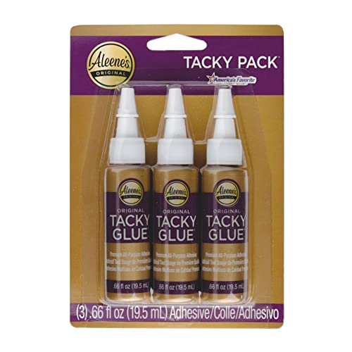 Aleene’s Original Tacky Glue Superkleber 19,5 ml – 3X Starker Alleskleber – Transparenter Kleber für Papier, Holz, Glas, Textilien und mehr – für Karten Basteln, DIY, Scrapbooking und Modellbau von Aleene's