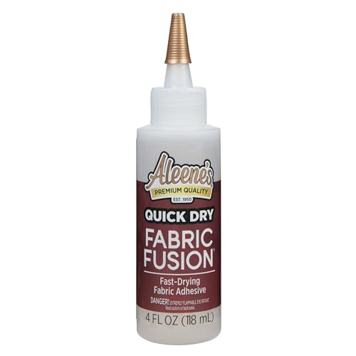 Aleenes, Ilovetocreate 32299 Aleene's Quick Dry permanent Fabric Fusion Glue 118ml, 4oz von Aleene's