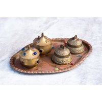 Räucherstäbchenhalter Brenner Set Solid Bronze Jahrgang Altar Meditation Entspannung Yoga Religiösen Sammlerstück Gebet Des Geschenk Traditionellen von AleksJewelry