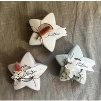 Weihnachtlicher Teelichthalter Stern I Tischdekoration von AlenasUnikate