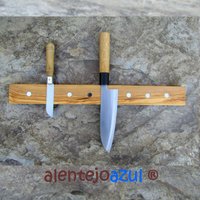 Messerleiste Olivenholz 45 cm Magnetleiste Messerhalter Schlüsselbrett Holz Neodym Magnet Magnetisch Leiste Brett Alentejoazul Schlüssel von Alentejoazul