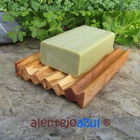 Seifenschale Olivenholz Seifenablage Holz Geriffelt Bad Natur Alentejoazul Handgemachte Seifen Schale Ablage Badezimmer Portugal Nachhaltig von Alentejoazul