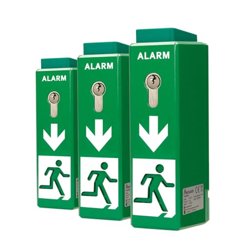 AlertLatch Einhand - Türwächter - Basic ohne Voralarm - 3er Pack (Einzelschließzylinder) von AlertLatch