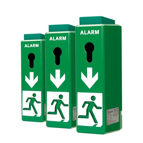 AlertLatch Einhand - Türwächter - Basic ohne Voralarm - 3er Pack (ohne Schließzylinder) von AlertLatch