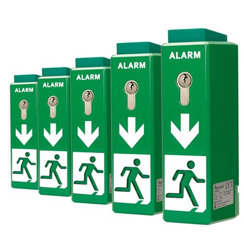 AlertLatch Einhand - Türwächter - Basic ohne Voralarm - 5erPACK (Gleichschließender Zylinder) von AlertLatch