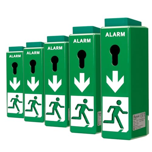 AlertLatch Einhand - Türwächter - Basic ohne Voralarm - 5erPACK (ohne Schließzylinder) von AlertLatch