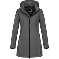 Alessandro Salvarini Softshelljacke "Alessia", lang mit abnehmbarer Kapuze von Alessandro Salvarini