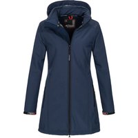 Alessandro Salvarini Softshelljacke "Alessia", lang mit abnehmbarer Kapuze von Alessandro Salvarini