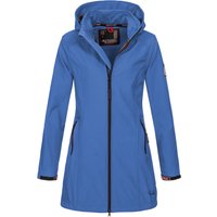 Alessandro Salvarini Softshelljacke "Alessia", lang mit abnehmbarer Kapuze von Alessandro Salvarini