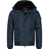 Alessandro Salvarini Winterjacke "ASLeonio", mit warmem Teddyfell und abnehmbarer Kapuze von Alessandro Salvarini