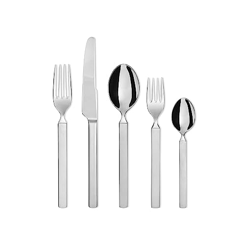 Alessi 4180S5 Besteckset 5-TLG, Edelstahl, Silber, 11 x 4 x 27 cm, 5-Einheiten von Alessi