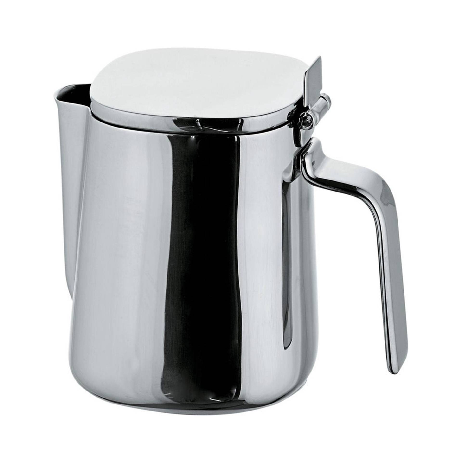 Alessi - A411 Rahmkännchen mit Deckel - edelstahl/glänzend poliert/20cl von Alessi