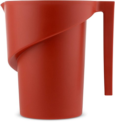 Alessi AGR01 R Twisted Messbecher - thermoplastischem Harz, rot. von Alessi