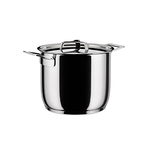 Alessi POTS & Pans Topf, Edelstahl, Silber, 20 cm von Alessi